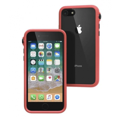 Case Catalyst Impact Protection Drop,Shockproof SLIM for APPLE iPhone SE 2020, 8, 7 - COREL RED - CATDRPH8COR