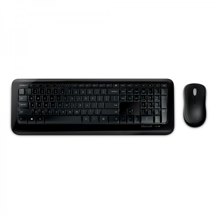 MICROSOFT Keyboard Mouse Wireless Desktop 850 GR Set Keyboard-mouse - ΜΑΥΡΟ
