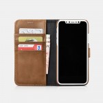 Θήκη ICARER FOLIO Δερμάτινη Leather Magsafe 2in1 Wallet με RFID για Apple iPhone 16 Pro 6.3 5G 2024 - ΚΑΦΕ - WMI16240720