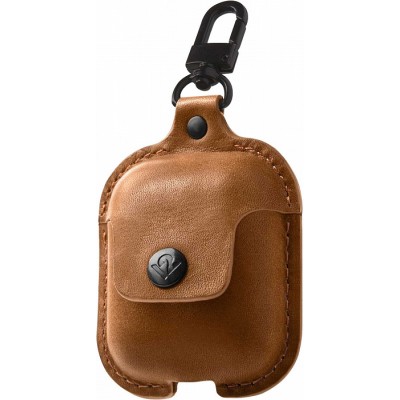 Case TWELVESOUTH AirSnap Leather for Apple AirPods - Cognac BROWN - TW-12-1803