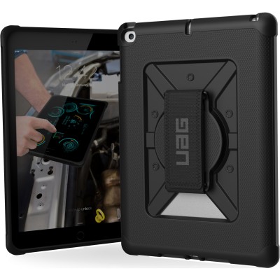 Θήκη UAG Plasma Handstrap για APPLE iPad 9.7 2017,2018 - ΜΑΥΡO - UA-B-IPD17-HS-BK