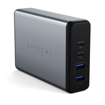 Satechi 108W Pro USB-C PD Desktop Charger Desktop Charger HUB - GREY - SA-ST-TC108WM