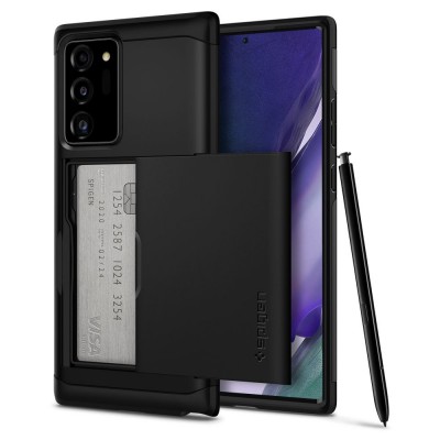 Θήκη SPIGEN SGP Slim Armor CS WALLET για Samsung Galaxy NOTE 20 ULTRA - ΜΑΥΡΟ - ACS01398