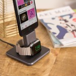 Twelve South HiRise Duet Dual Charging Stand for iPhone and Apple Watch - 12-1634 - SPACE GREY
