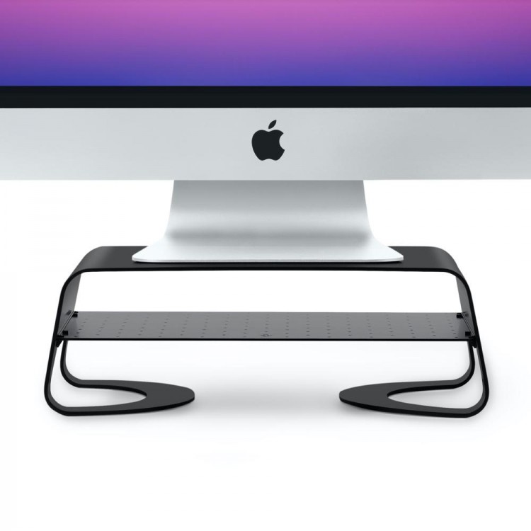 Twelve South Curve Riser Βάση για iMAC, Pro,MacBook,MacMini,Apple cinema display - ΜΑΥΡΟ - TW-12-1835