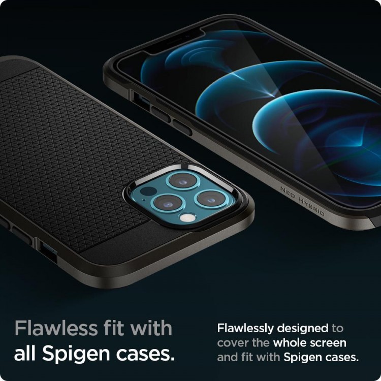 Spigen SGP Γυαλί προστασίας GLAS.tR EZ Fit SLIM CASE FRIENDLY για APPLE iPhone 12, 2 PRO, 2-PACK - ΔΙΑΦΑΝΟ - AGL01801
