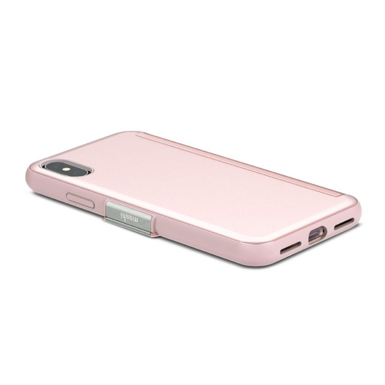 Θήκη Moshi StealthCover με Μεταλλικό καπάκι για Apple iPhone XS MAX - Champagne ΡΟΖ - MO-99MO102303
