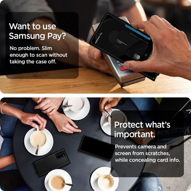 Θήκη SPIGEN SGP Slim Armor CS WALLET για Samsung Galaxy NOTE 20 ULTRA - ΜΑΥΡΟ - ACS01398
