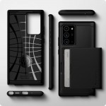 Θήκη SPIGEN SGP Slim Armor CS WALLET για Samsung Galaxy NOTE 20 ULTRA - ΜΑΥΡΟ - ACS01398