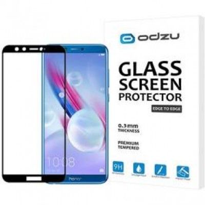 Screen Protector Odzu Temered Glass E2E FULL 3D for HUAWEI Honor 9 Lite - BLACK - GLS-E2E-H9L