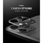 RINGKE CAMERA stainless steel STYLING 7H για CAMERA LENS Αpple iPhone 11 PRO 2019 - ΜΑΥΡΟ