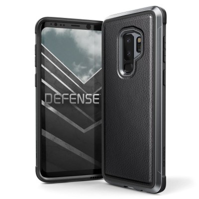 Θήκη X-DORIA DEFENSE LUX LEATHER για SAMSUNG GALAXY S9 PLUS - ΜΑΥΡΗ