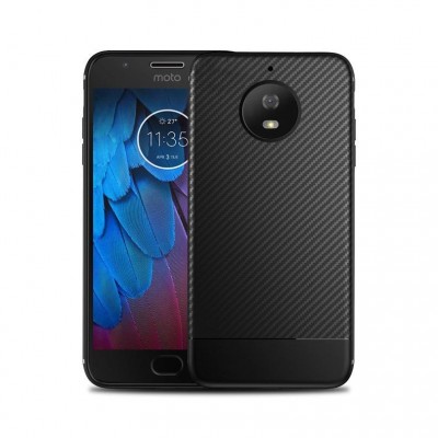 Θήκη TECH PROTECT CARBON LINE για MOTOROLA MOTO G5S  - ΜΑΥΡΟ