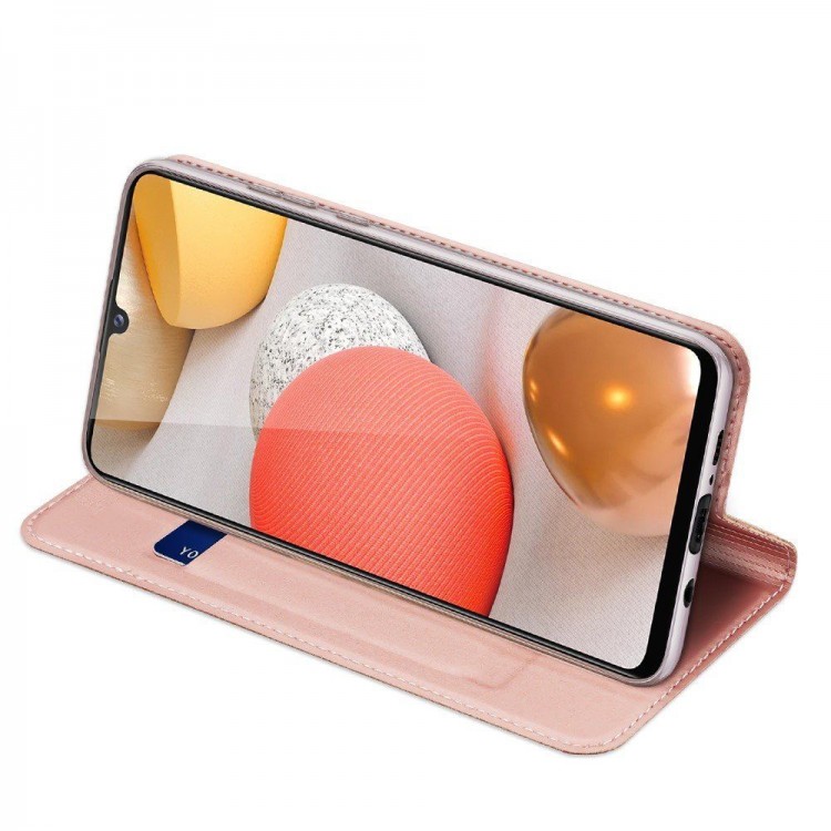 Θήκη DUX DUCIS SkinPro Folio Wallet για Samsung Galaxy A42 5G 2021 - ROSE GOLD