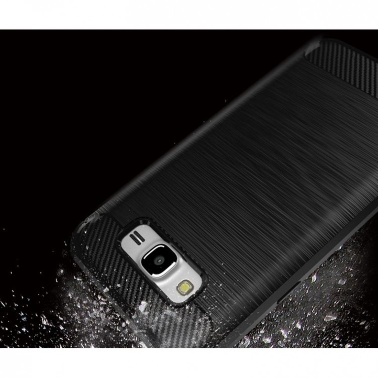 Θήκη TECH PROTECT CARBON για Samsung Galaxy J5 2015 - ΜΑΥΡΟ