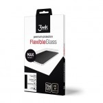 3MK Γυαλί προστασίας FLEXIBLE GLASS 7H FULL COVER FULL GLUE για Apple IPHONE XS MAX - ΜΑΥΡΟ
