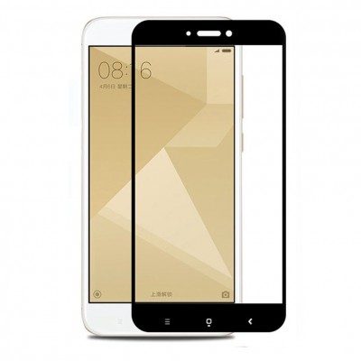 Γυαλί προστασίας Fullcover BS MOCOLO TG+3D 0.3MM Tempered Glass για XIAOMI REDMI 4X - ΜΑΥΡΟ