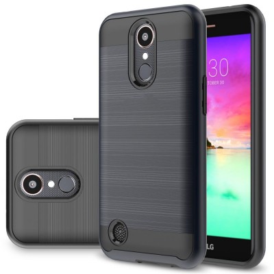 Case TECH PROTECT BRUSCHED for LG K10 2017 - BLACK