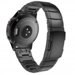 Tech Protect STEELBAND μπρασελέ για GARMIN FENIX 3/5X/3HR/5X PLUS (26MM) smartwatch - ΜΑΥΡΟ