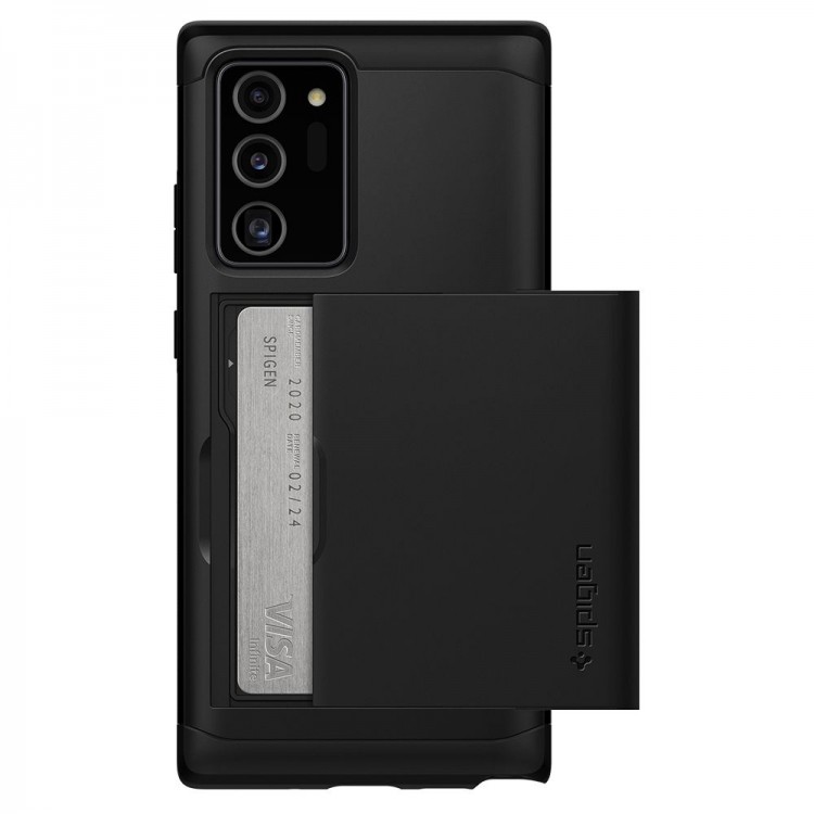 Θήκη SPIGEN SGP Slim Armor CS WALLET για Samsung Galaxy NOTE 20 ULTRA - ΜΑΥΡΟ - ACS01398