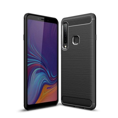 Case TECH PROTECT CARBON for Samsung Galaxy A9 2018 - BLACK