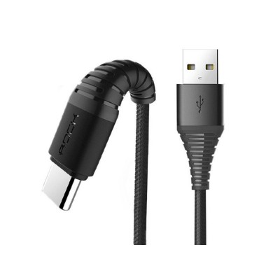 ROCK Charge and Sync cable TYPE-C 2.0M - BLACK