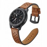Tech Protect Δερμάτινο CASUAL λουράκι για Samsung galaxy smartwatch GEAR S3 - ΚΑΦΕ