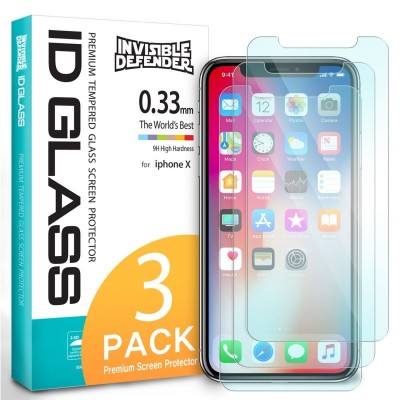 RINGKE Γυαλί προστασίας ID-3PACK 9H 0.33MM 2.5D Anti-Explosion Glass Screen Protector για Apple iPhone X - 3 TEM -  RIDGL-AIP8-33 