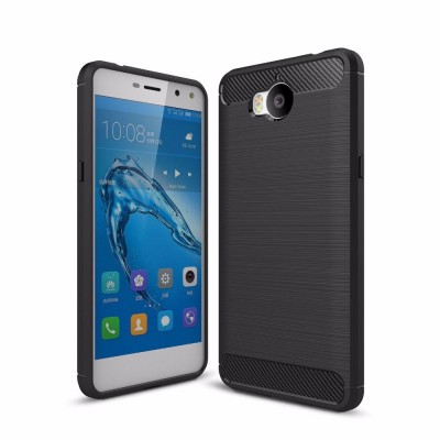 Case TECH PROTECT CARBON for HUAWEI Y6 2017 - BLACK