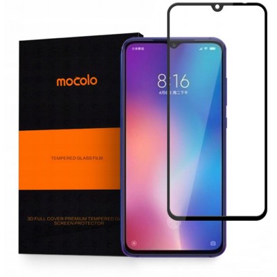 Γυαλί προστασίας Fullcover MOCOLO CF TG+3D 0.3MM Tempered Glass για XIAOMI MI9 - ΜΑΥΡΟ