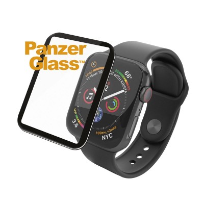 PanzerGlass Tempered Glass Fullcover 3D 0.3MM Curved Edges for APPLE WATCH series 4 - 44MM - BLACK