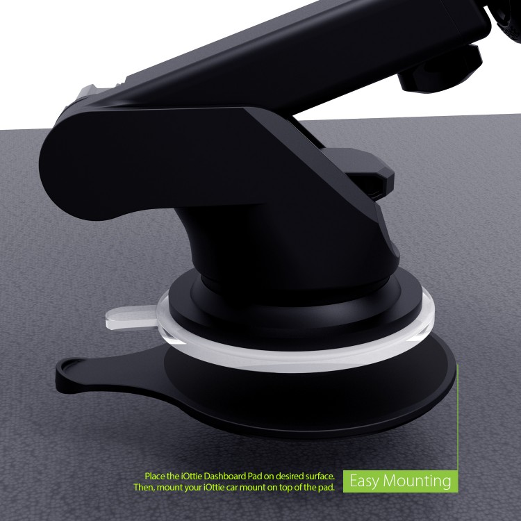 iOttie Sticky Gel Ταμπλό Pad για βάσεις αυτοκινήτων - ΜΑΥΡΟ - ACDPIO101