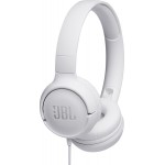JBL by HARMAN Tune 500 ακουστικά Hands-Free Over Head Εργονομικά με μικρόφωνο - ΛΕΥΚΟ - HA-JBLT500WHT  