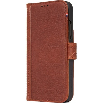 Case Decoded Genuine Leather Folio Card Wallet for Apple iPhone XS MAX - Brown - D8IPO65CW4CBN