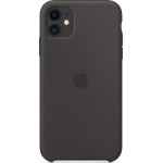 Θήκη Γνήσια Apple Silicone για iPhone 11 6.1 - ΜΑΥΡΟ - MWVU2ZMA