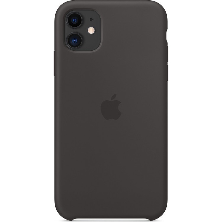 Θήκη Γνήσια Apple Silicone για iPhone 11 6.1 - ΜΑΥΡΟ - MWVU2ZMA