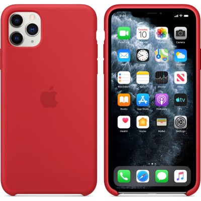 Case Genuine Apple Silicone for iPhone 11 PRO MAX 6.5 - RED - MWYV2ZMA