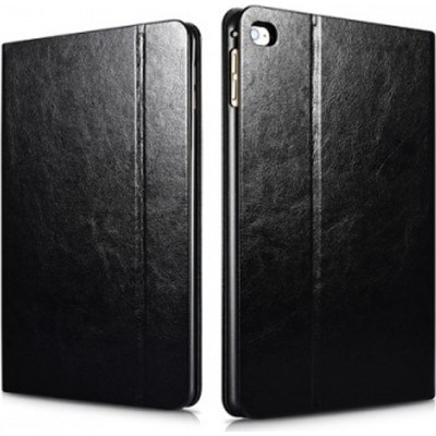 Case ICARER XOOMZ FOLIO Leather Knight for iPad MINI 4 - BLACK