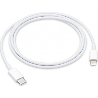 APPLE Καλώδιο TYPE-C 1.0M σε LIGHTNING - A1703,A2249 - MX0K2ZMA - BULK