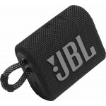 JBL GO3 Φορητό Ασύρματο Bluetooth Ηχείο, Waterproof IP67 Palm Sized Water Resistant - ΜΑΥΡΟ - JBLGO3BLK