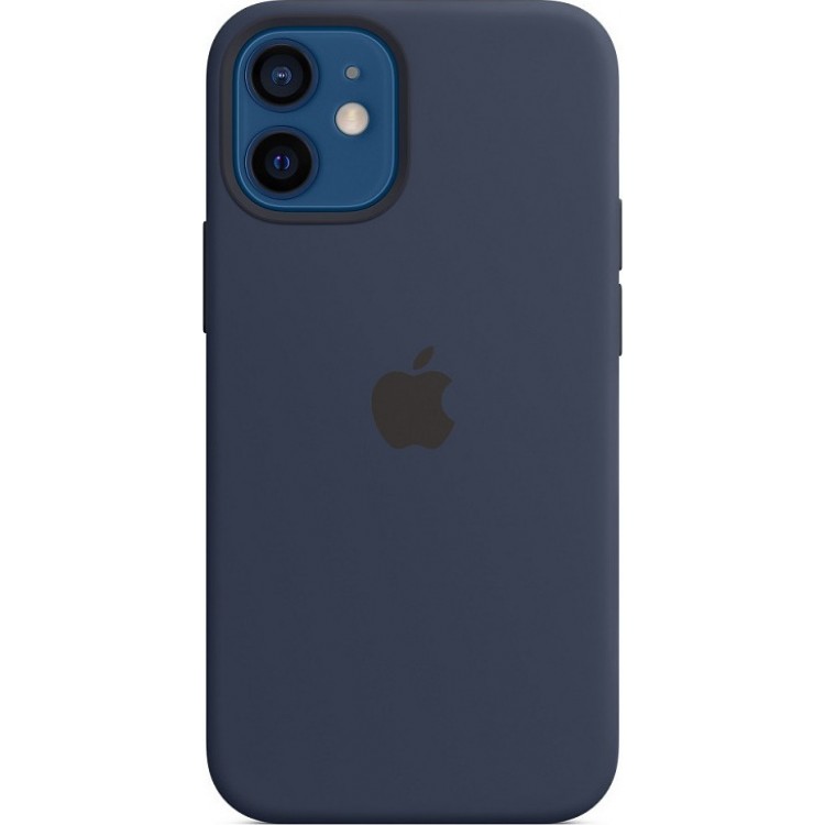 Θήκη Γνήσια Apple Silicone MAGSAFE για APPLE iPhone 12 mini 5.4 - NAVY ΜΠΛΕ - MHKU3ZM/A