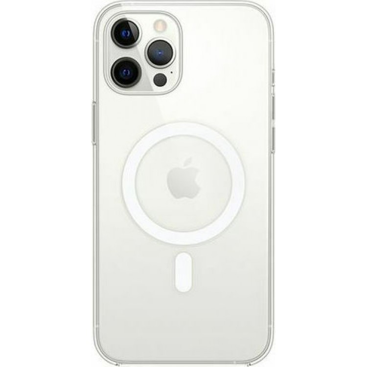 Θήκη Γνήσια Apple Silicone MAGSAFE για APPLE iPhone 12 / 12 PRO 6.1 - ΔΙΑΦΑΝΗ - MHLM3ZM/A
