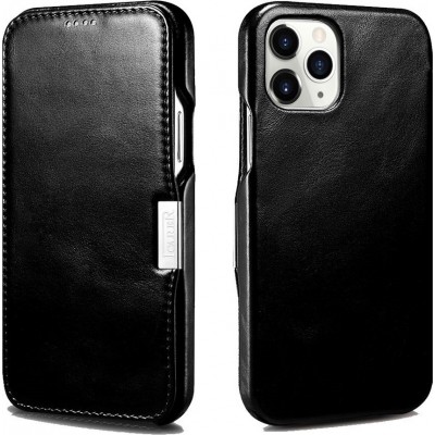 Case ICARER FOLIO Leather VINTAGE for Apple iPhone 12 PRO MAX 6.7 - Black