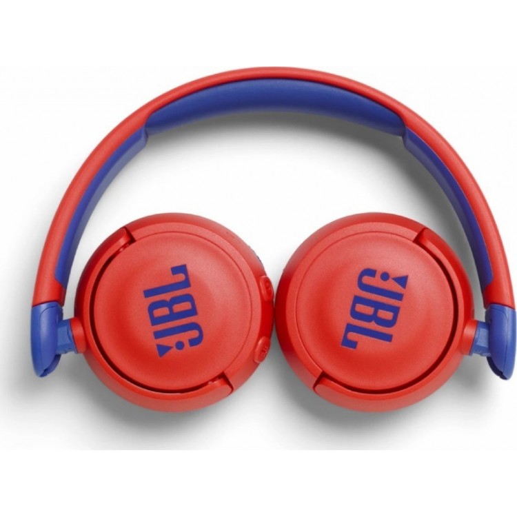 JBL by HARMAN JR310BT Bluetooth ακουστικά Hands-Free Over Head Εργονομικά με μικρόφωνο - ΜΠΛΕ - JBLJR310BTRED