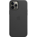 Θήκη Γνήσια Apple Δερμάτινη MagSafe για Apple iPhone 12 Pro Max 6.7 - ΜΑΥΡΟ - MHKM3ZMA