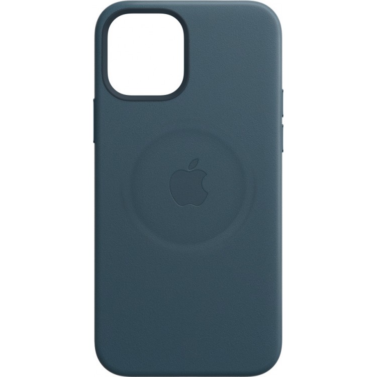 Θήκη Γνήσια Apple Δερμάτινη για Apple iPhone 12 Pro MAX - ΜΠΛΕ Baltic Blue Albastru - MHKK3ZMA