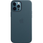 Θήκη Γνήσια Apple MagSafe Δερμάτινη για Apple iPhone 12, 12 Pro - ΜΠΛΕ Baltic Blue Albastru - MHKE3ZMA