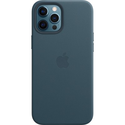 Θήκη Γνήσια Apple Δερμάτινη για Apple iPhone 12 Pro MAX - ΜΠΛΕ Baltic Blue Albastru - MHKK3ZMA