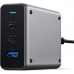 Satechi Desktop Charger 100W USB-C PD GaN Compact  Επιτραπέζιος φορτιστής HUB - ΓΚΡΙ - SA-ST-TC100GM-EU