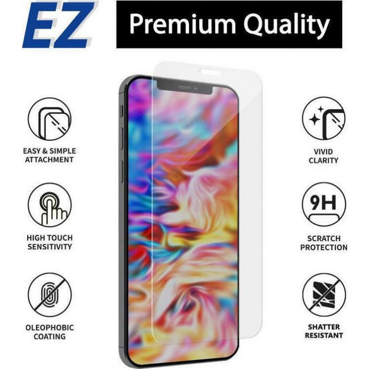WHITESTONE DOME Γυαλί προστασίας Fullcover EZ Glass 3D 9H 0.33MM FULL CURVED για Apple iPhone 12 Pro Max 6.7 - ΔΙΑΦΑΝΟ - 2 PACK